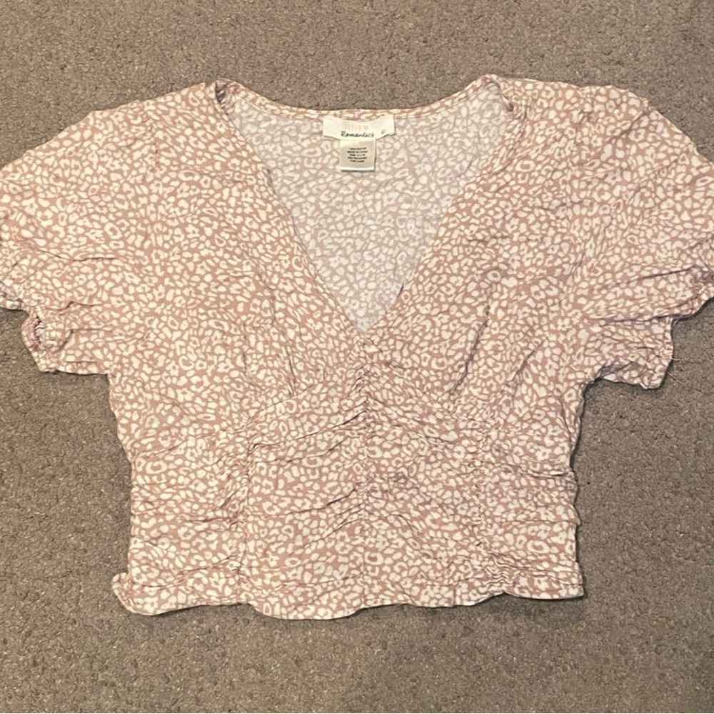 Cheetah Print Blouse